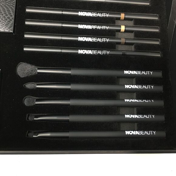 Nova Beauty New Eye Collection Box w/Mirror - 23 Piece Set - Picture 8 of 12